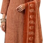Cotton Printed Straight Kurta, Pant and Dupatta Set