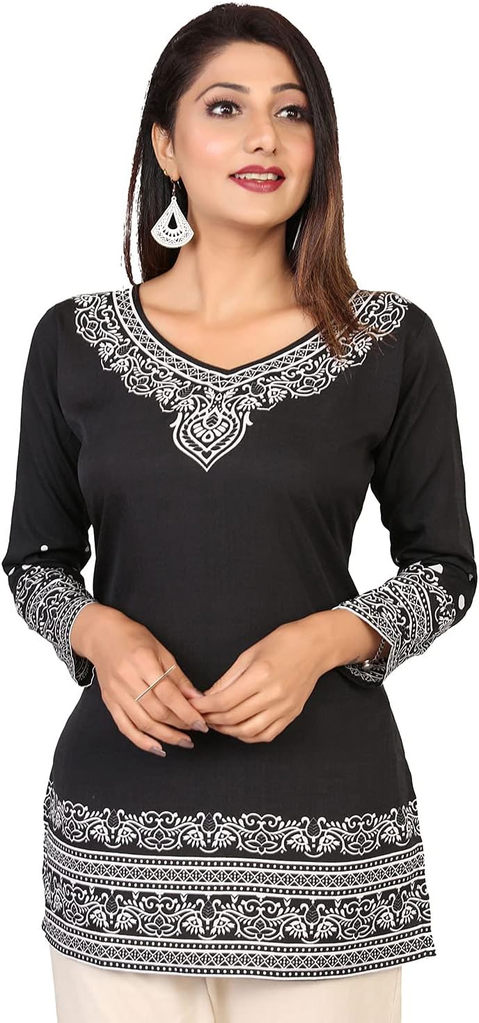Short Printed Kurti Tunic Top