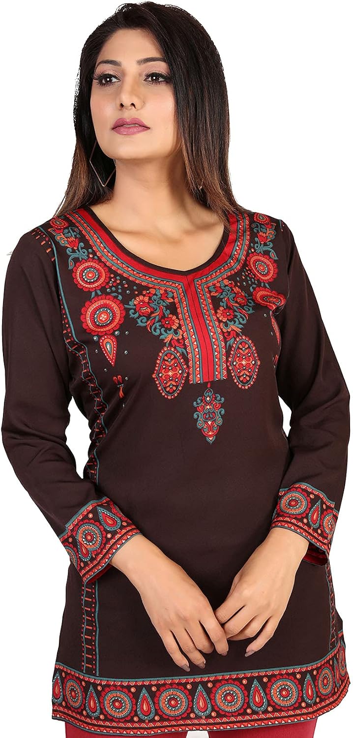 Short Printed Kurti Tunic Top