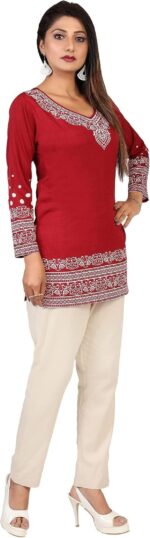 Short Printed Kurti Tunic Top