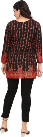 Printed Short Kurti Tunic, Cotton