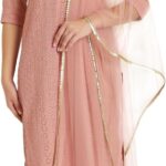 Silk-Blend Chikankari Embroidered Kurta Set with Dupatta
