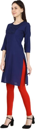 Embroidered Cotton Kurti Top