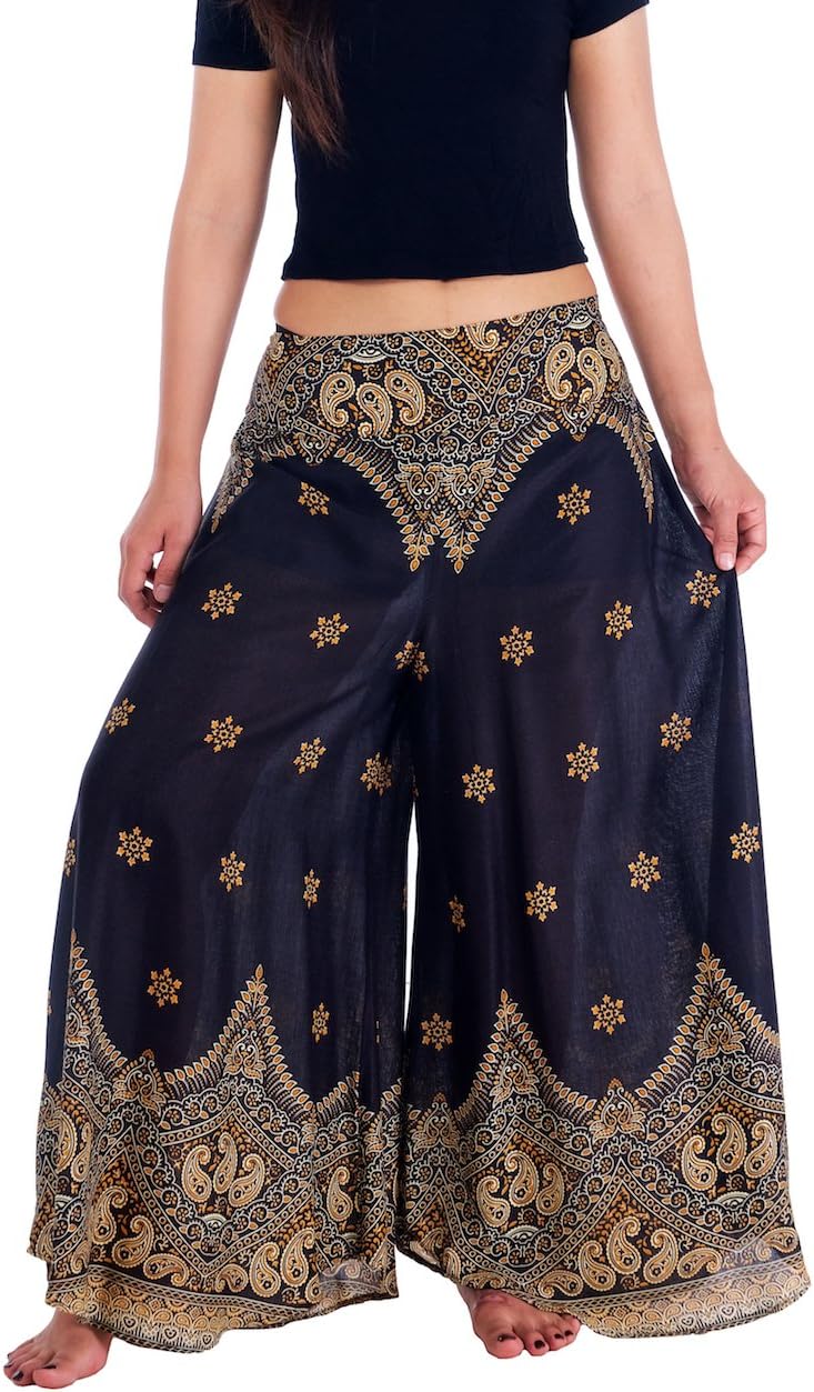 Rayon Boho Palazzo Trousers