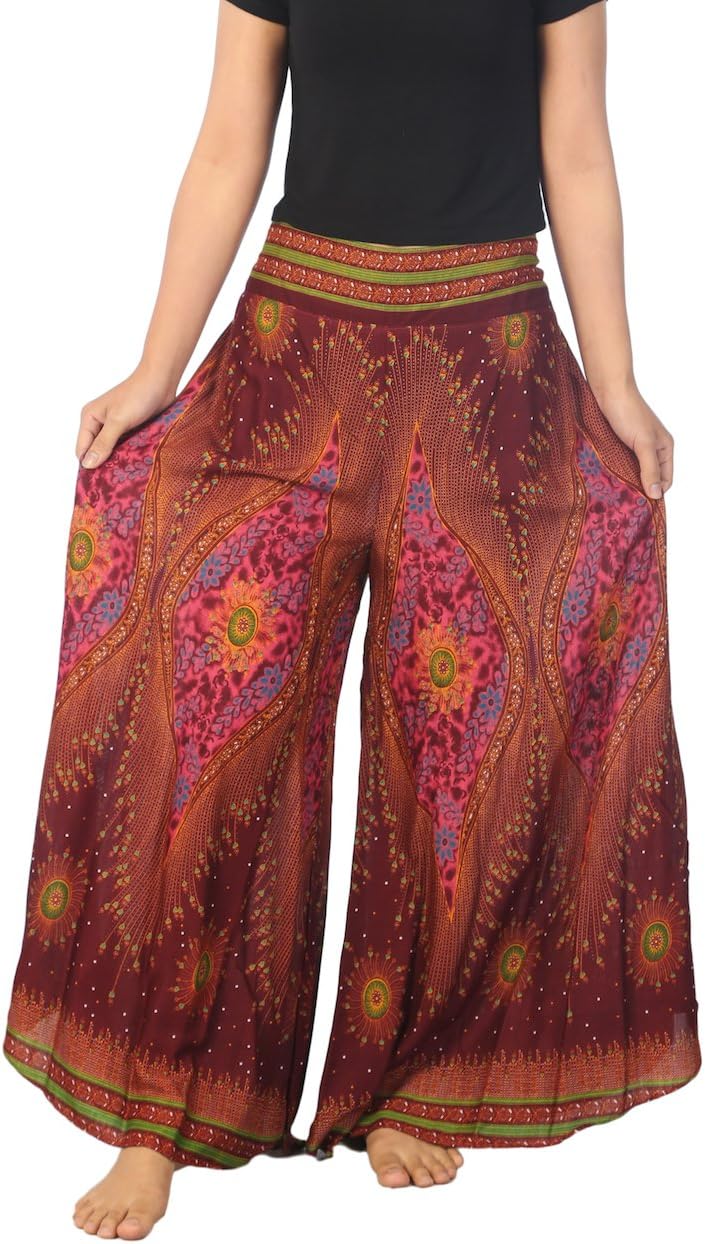 Rayon Boho Palazzo Trousers