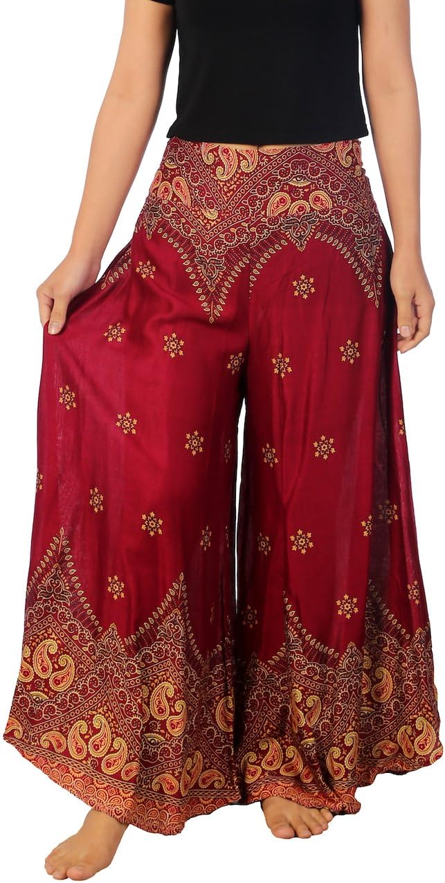 Rayon Boho Palazzo Trousers