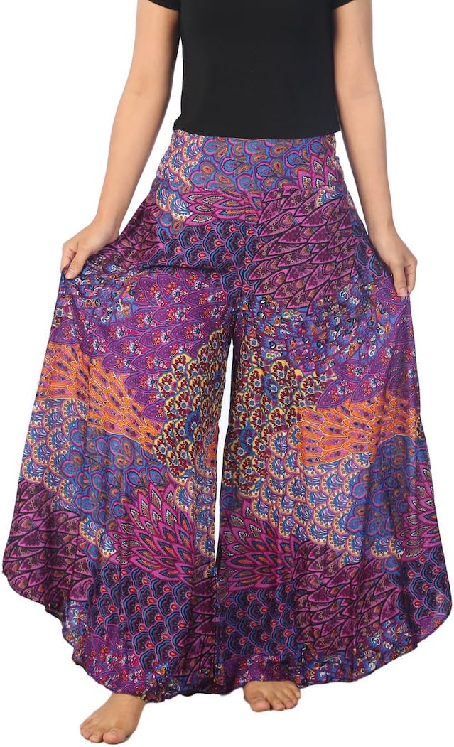 Rayon Boho Palazzo Trousers