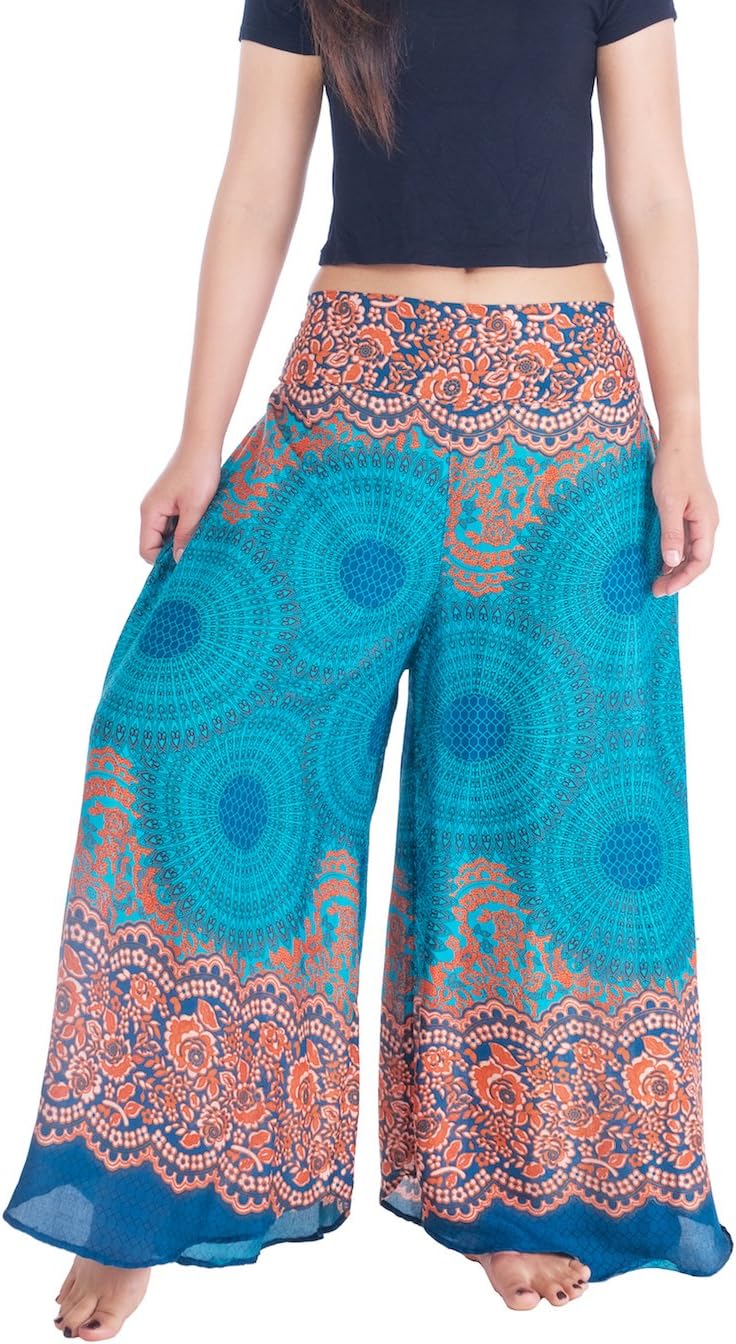 Rayon Boho Palazzo Trousers