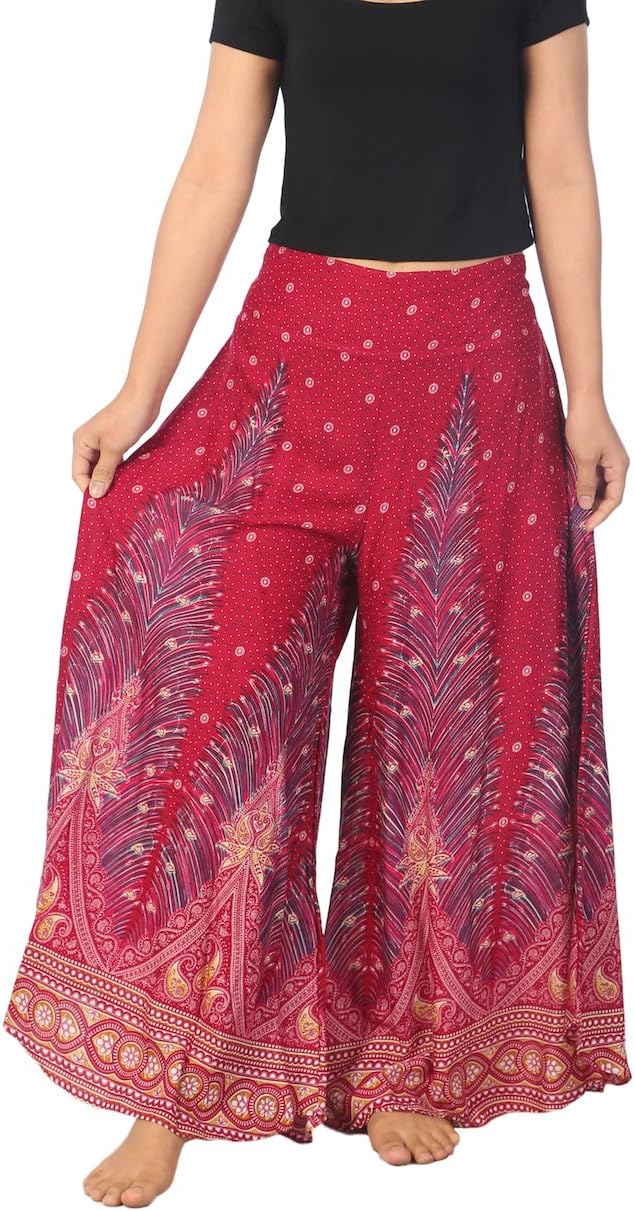 Rayon Boho Palazzo Trousers